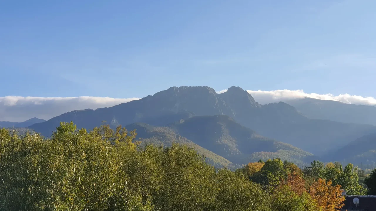 Apartament z widokiem na Giewont - 8 miejsc z Giewontem za oknem